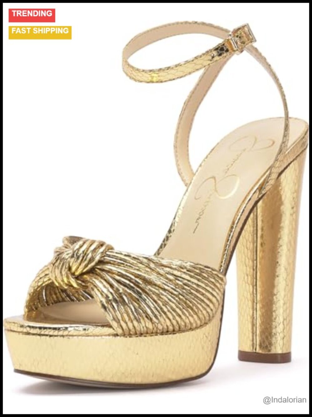 Faux Leather Platform Sandals Buckle Closure Ankle Strap Open Toe